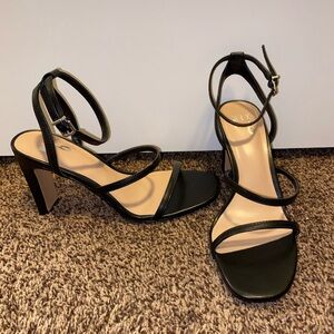 Mix No. 6 Black Strappy Heels